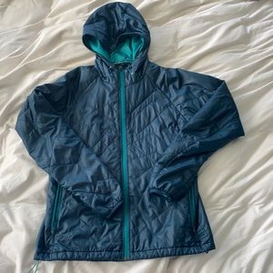 Packable REI down jacket with hood